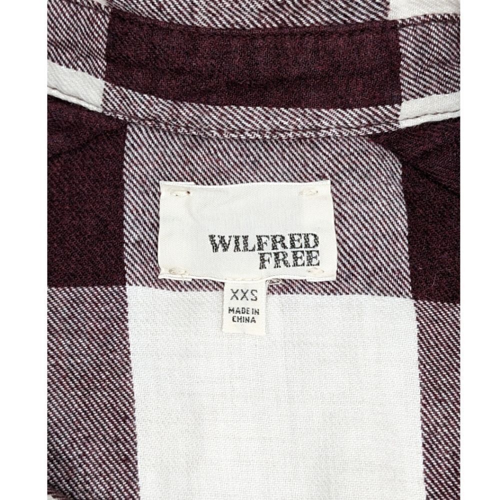 Wilfred Free Women's Plaid Long Sleeve Tunic Size XXS - Picture 5 of 6